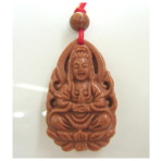 Red Goldstone Kuan Yin Necklaces