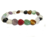 Heart Shaped Assorted Stone Bracelet