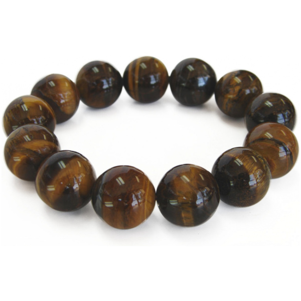 Tiger Eye Bracelets-big beads