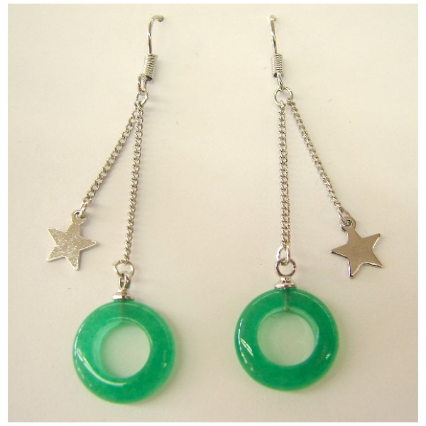 Jade Drop Earrings