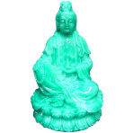 Green Sitting Kwan Yin
