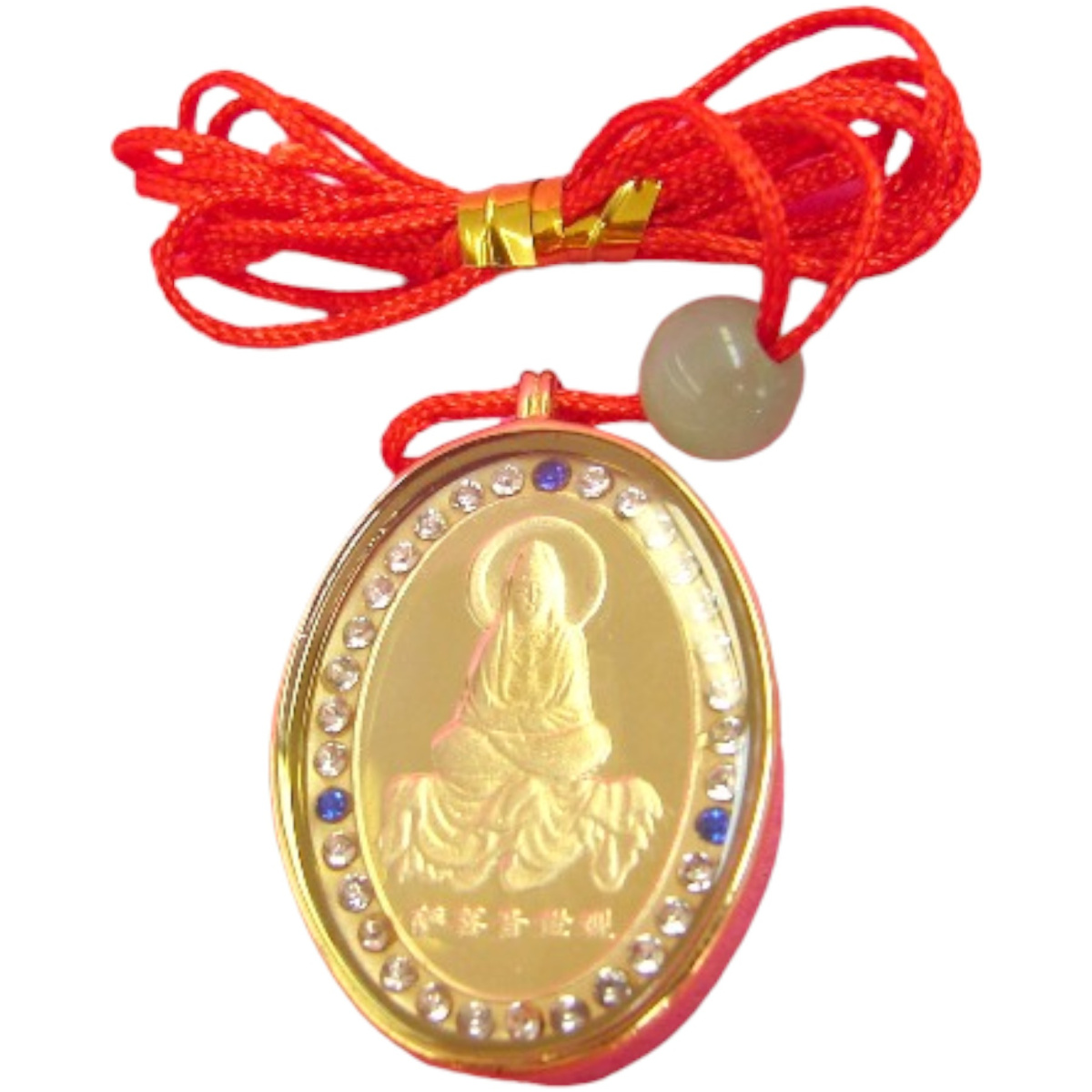 Golden Kuan Yin  Pendants