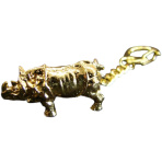 Feng Shui Rhinoceros Keychain