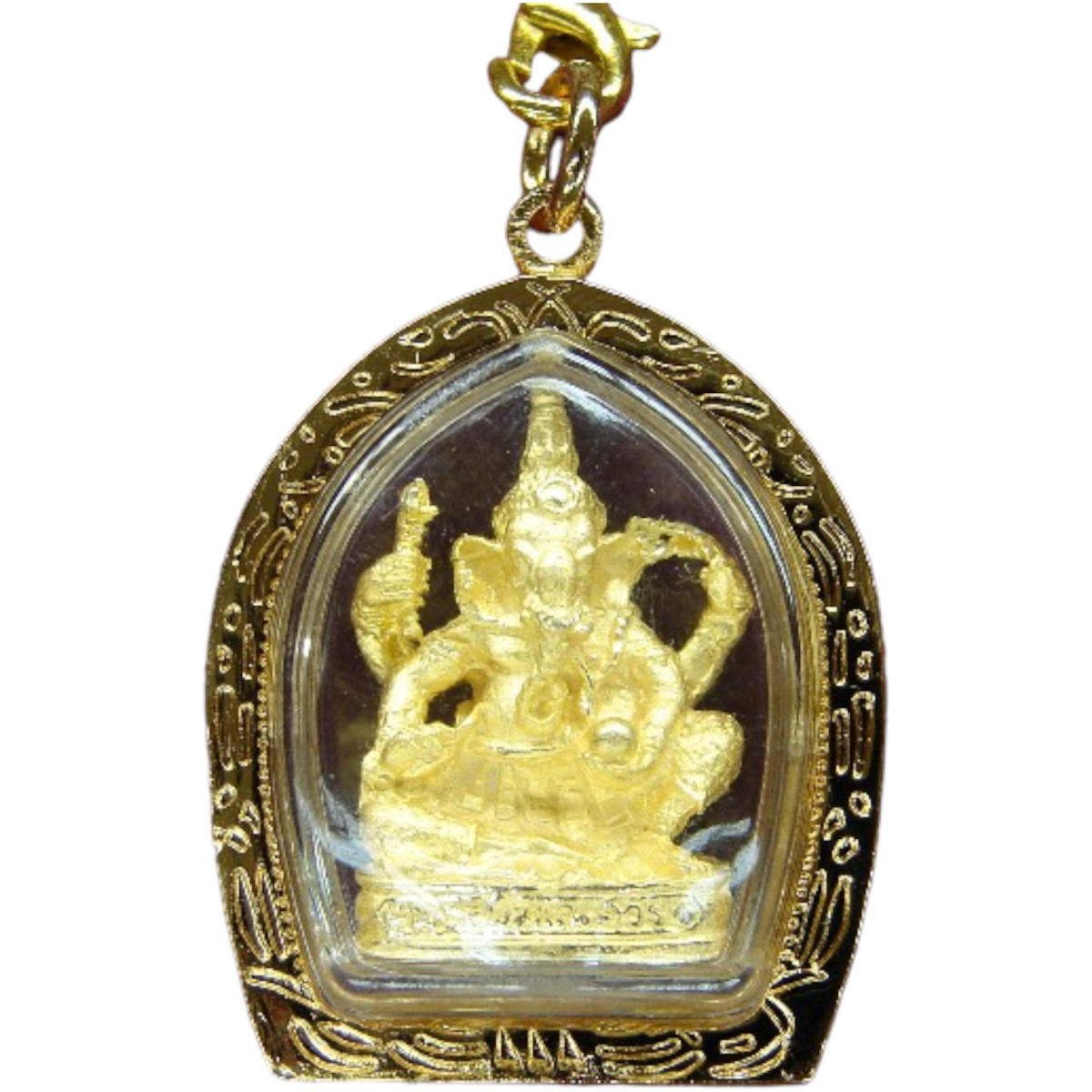 Gold Ganesh Hindu God Pendants