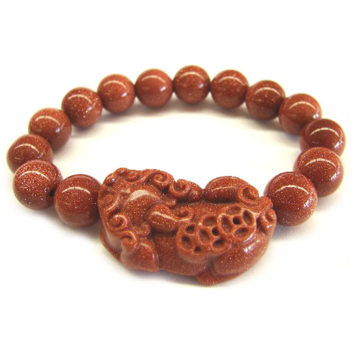 Red Goldstone Pi Yao Bracelets