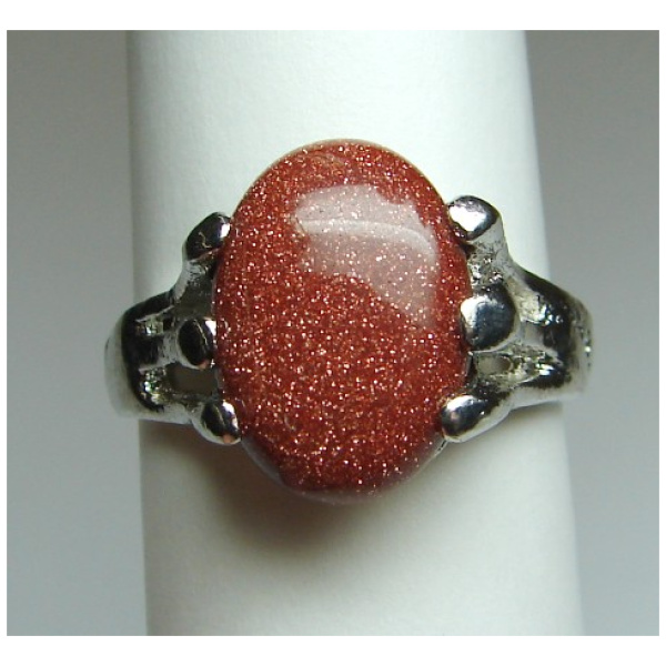 Red Goldstone Fashion Rings