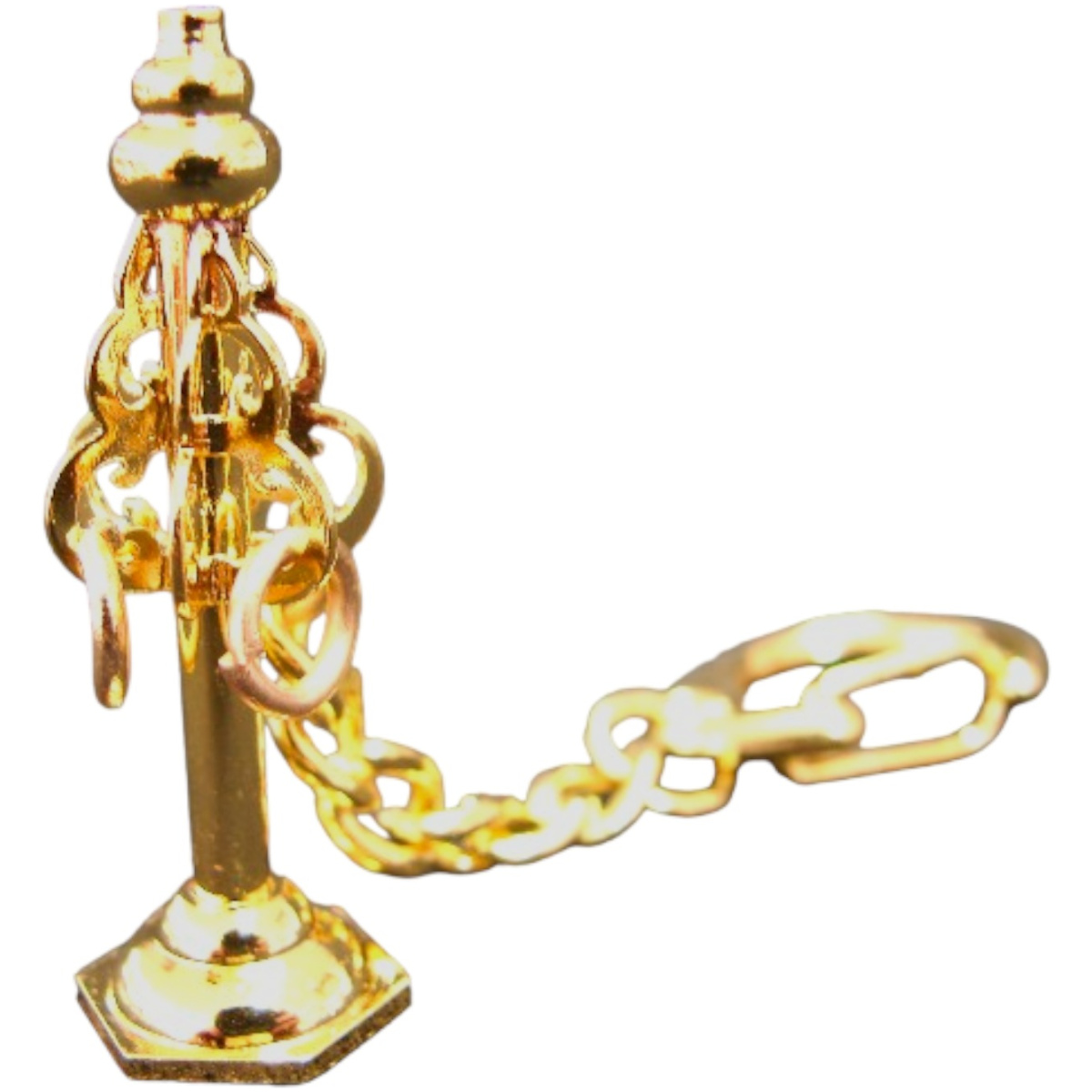 Staff of Ksitigarbha Keychain