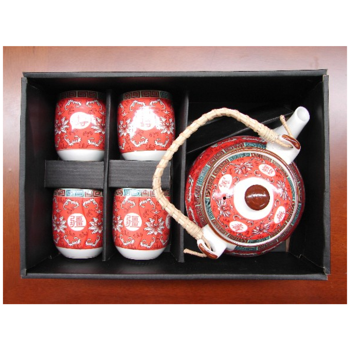 Chinese Style Red Tea Set