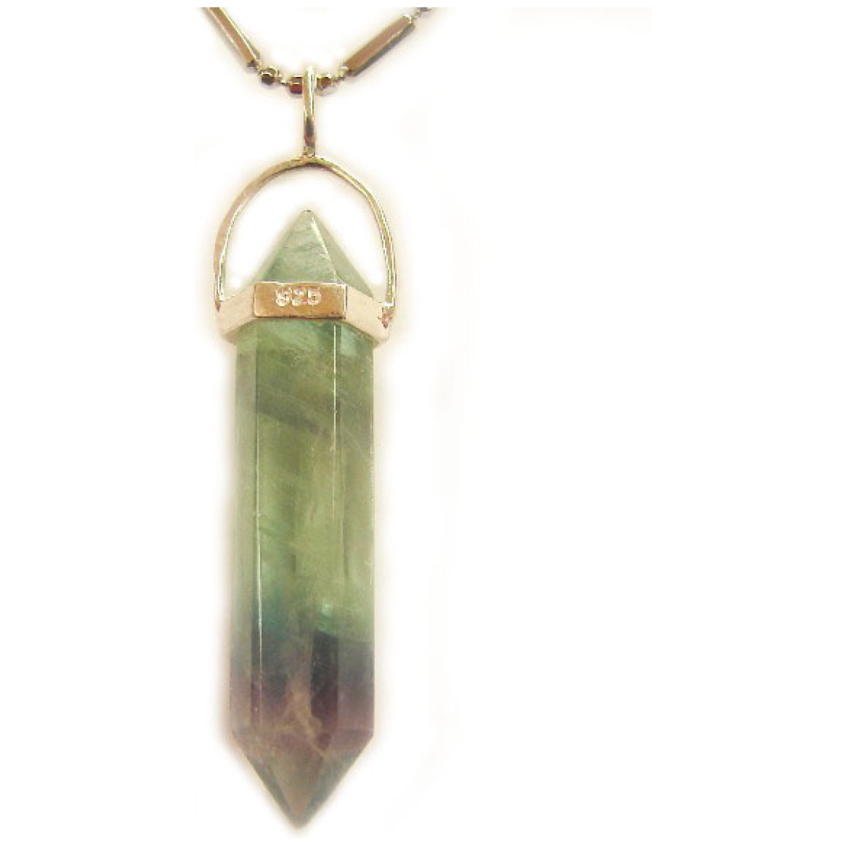 Fluorite Quartz Pendant-without chain