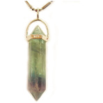 Fluorite Quartz Pendant-without chain