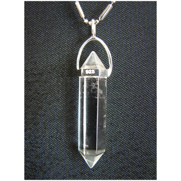 Clear Quartz Pendant -without chain