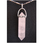 Rose Quartz Pendant -add chain