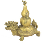 Copper Dragon Turtle Carrying Wu Lou