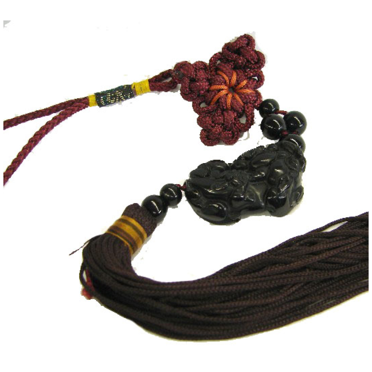 Black Obsidian Pi Yao Charm