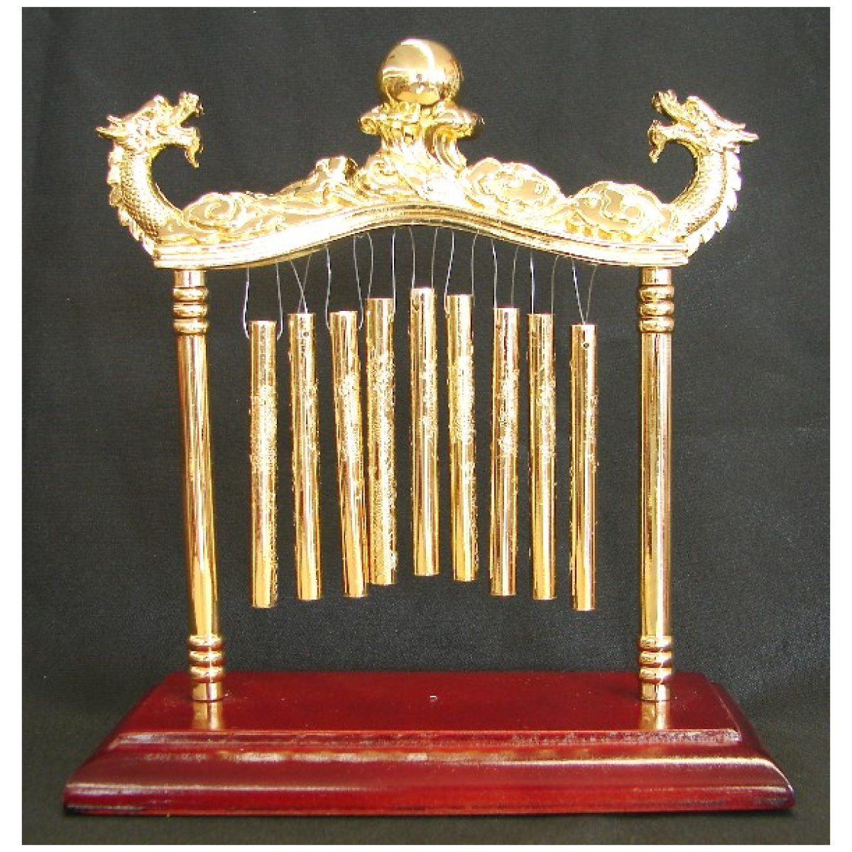 Golden Nine-Rod Dragon Wind Chime