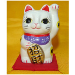 Lucky Cat with Left Hand Up