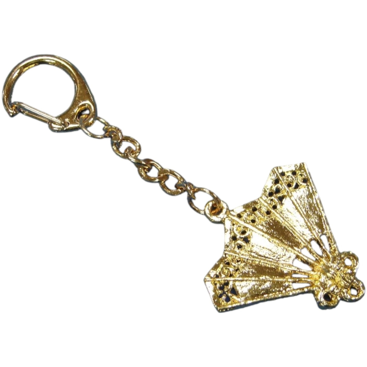 Golden Fan Keychain