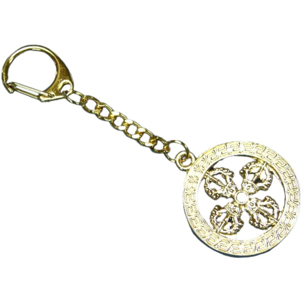 Cross Vajra Keychain