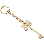 Bejeweled Mystic Knot with Key Keychain