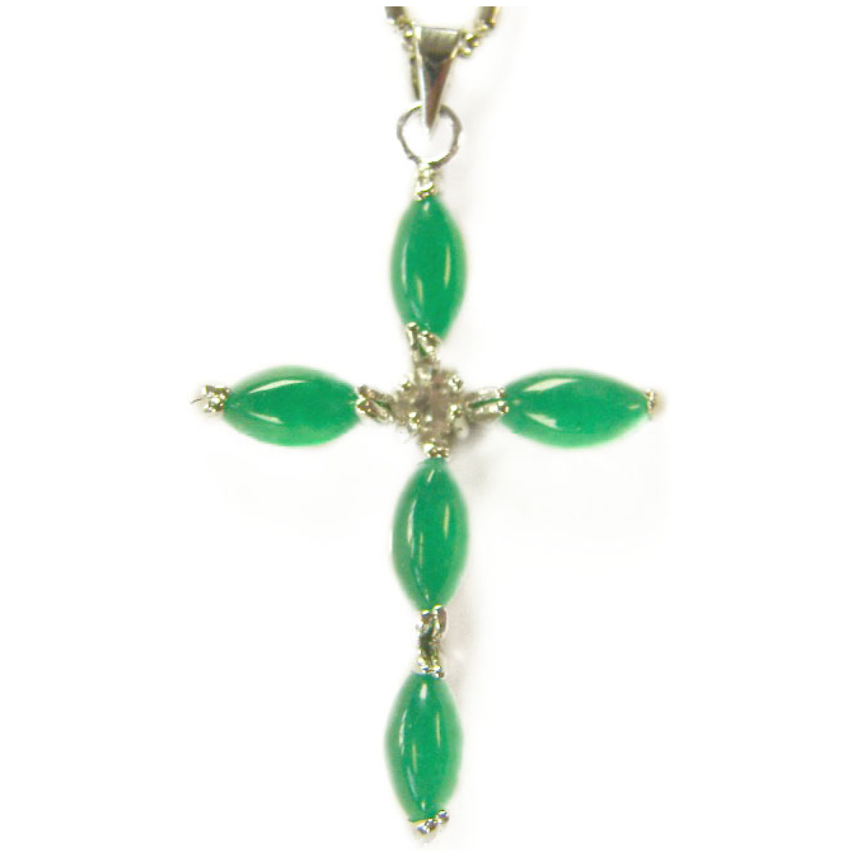 Jade Cross Pendant-without chain