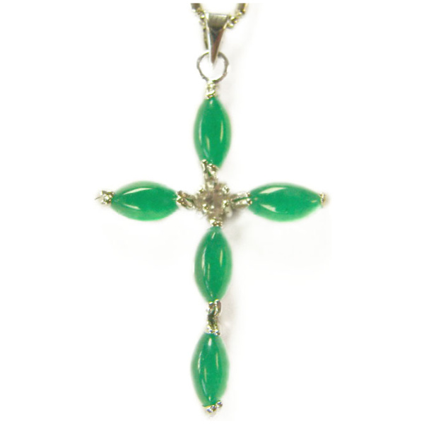 Jade Cross Pendant-without chain