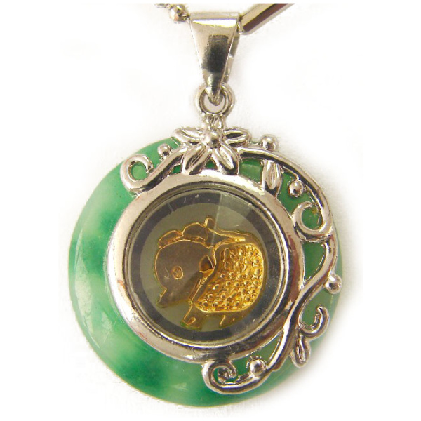 Golden Zodiac Pendants-rat