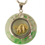 Golden Rat Pendant-big size adding chain