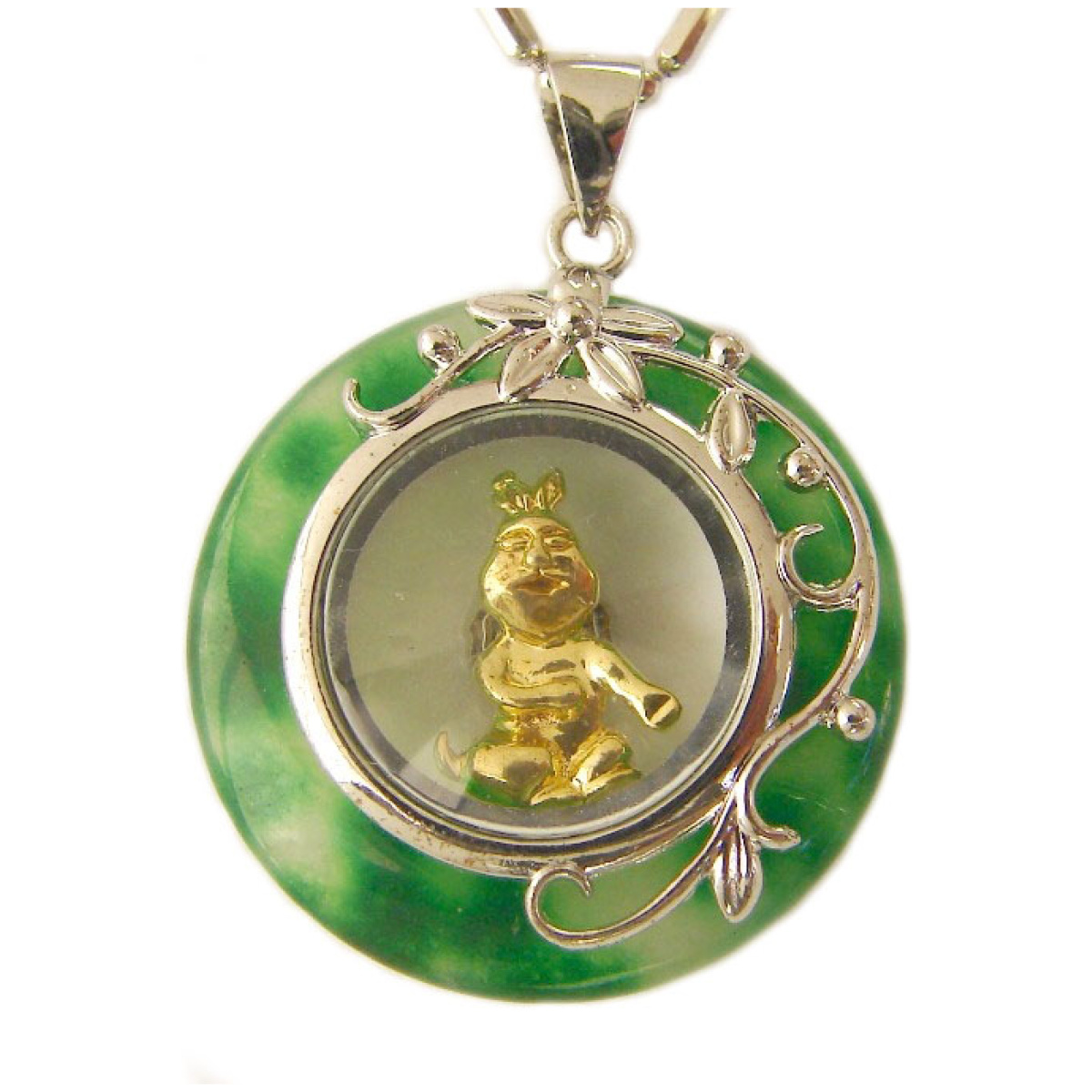 Golden Rabbit Pendant-big size adding chain