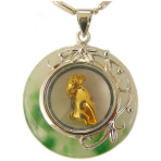 Golden Sheep Pendant-big size adding chain