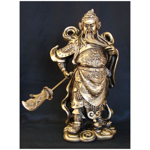 Standing Guan Gong Holding Guan Dao