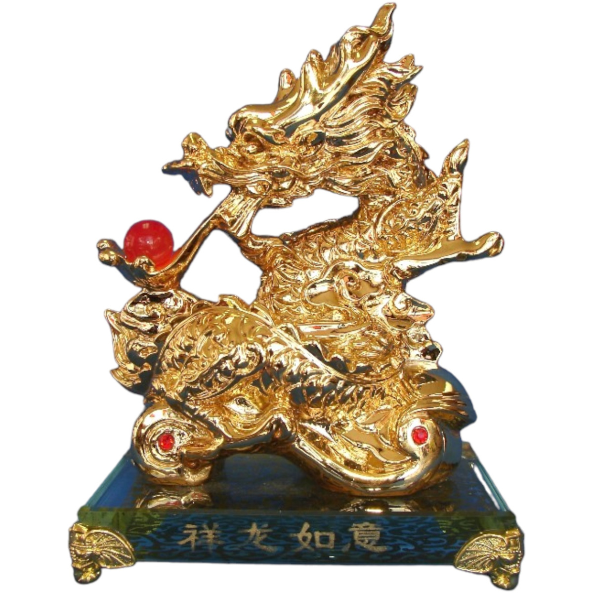 Golden Dragon on Ru Yi