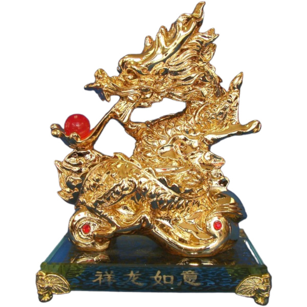 Golden Dragon on Ru Yi