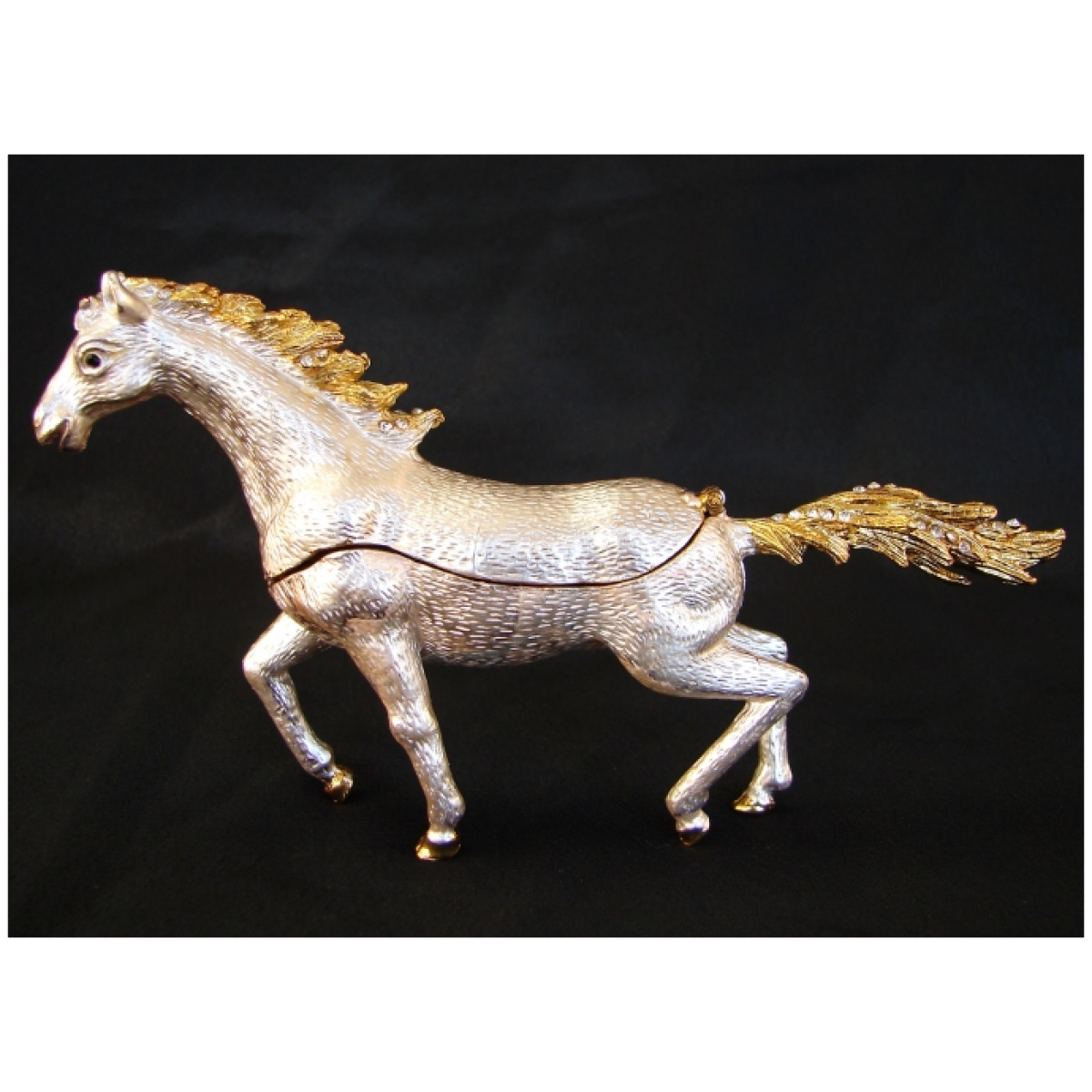 Bejeweled White Horse