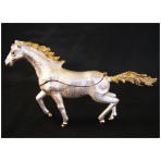 Bejeweled White Horse