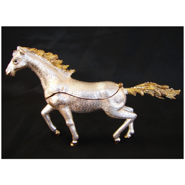 Bejeweled White Horse