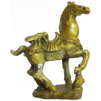 Brass Fly on Horse Statue