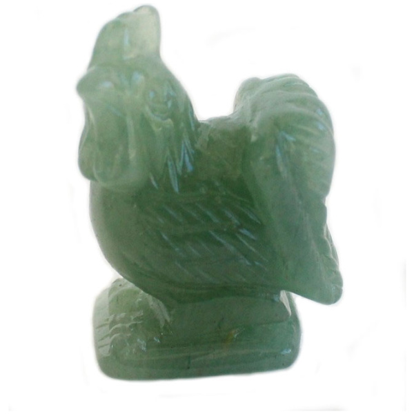 Jade Rooster Statue