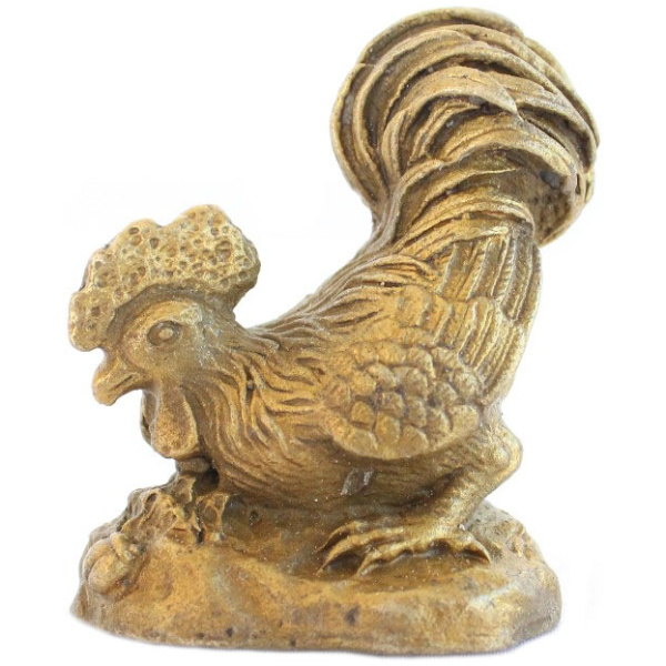 Metal Rooster Statue