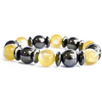 Magnetic Bracelet - Yellow and Black