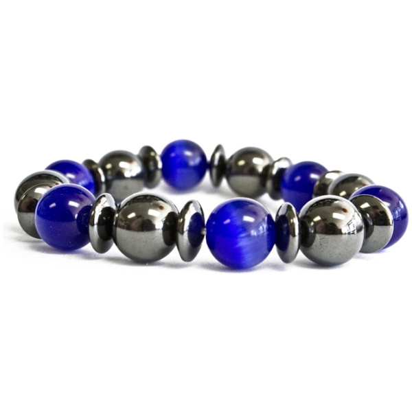 Magnetic Bracelet - Dark Blue and Black