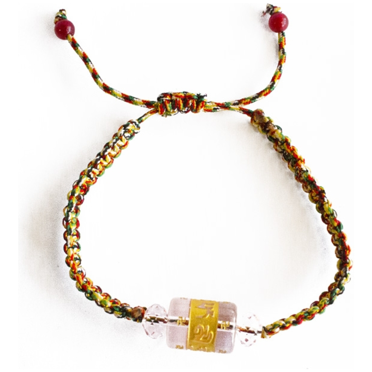 5 Element String with Clear Omani Bead