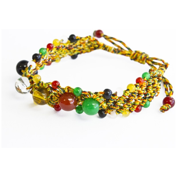 Feng Shui 5-Element Bracelet with Double 5-Element Strings