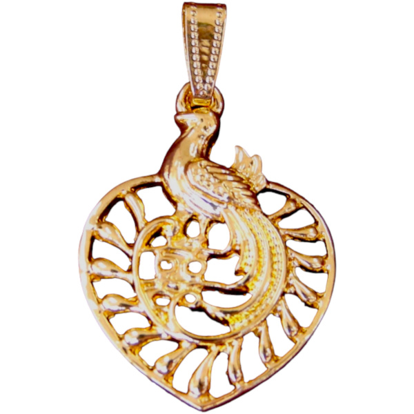 Double Happiness with Phoenix Pendant