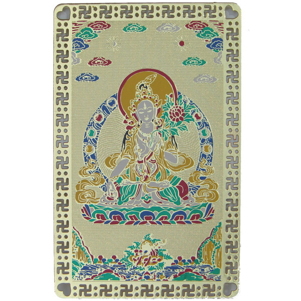 White Tara Talisman Card