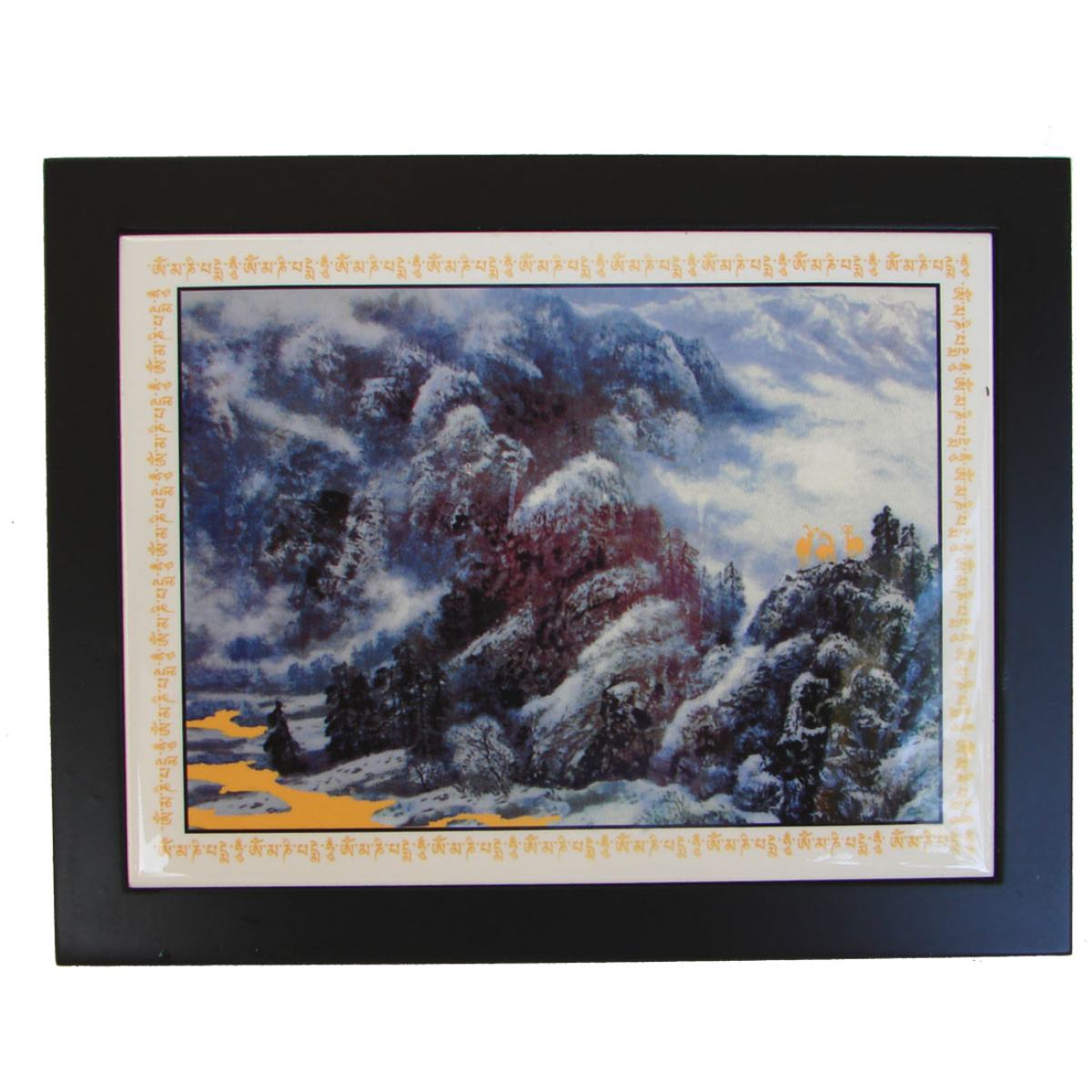 Three-Sheep Mountain Plaque