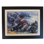 Three-Sheep Mountain Plaque