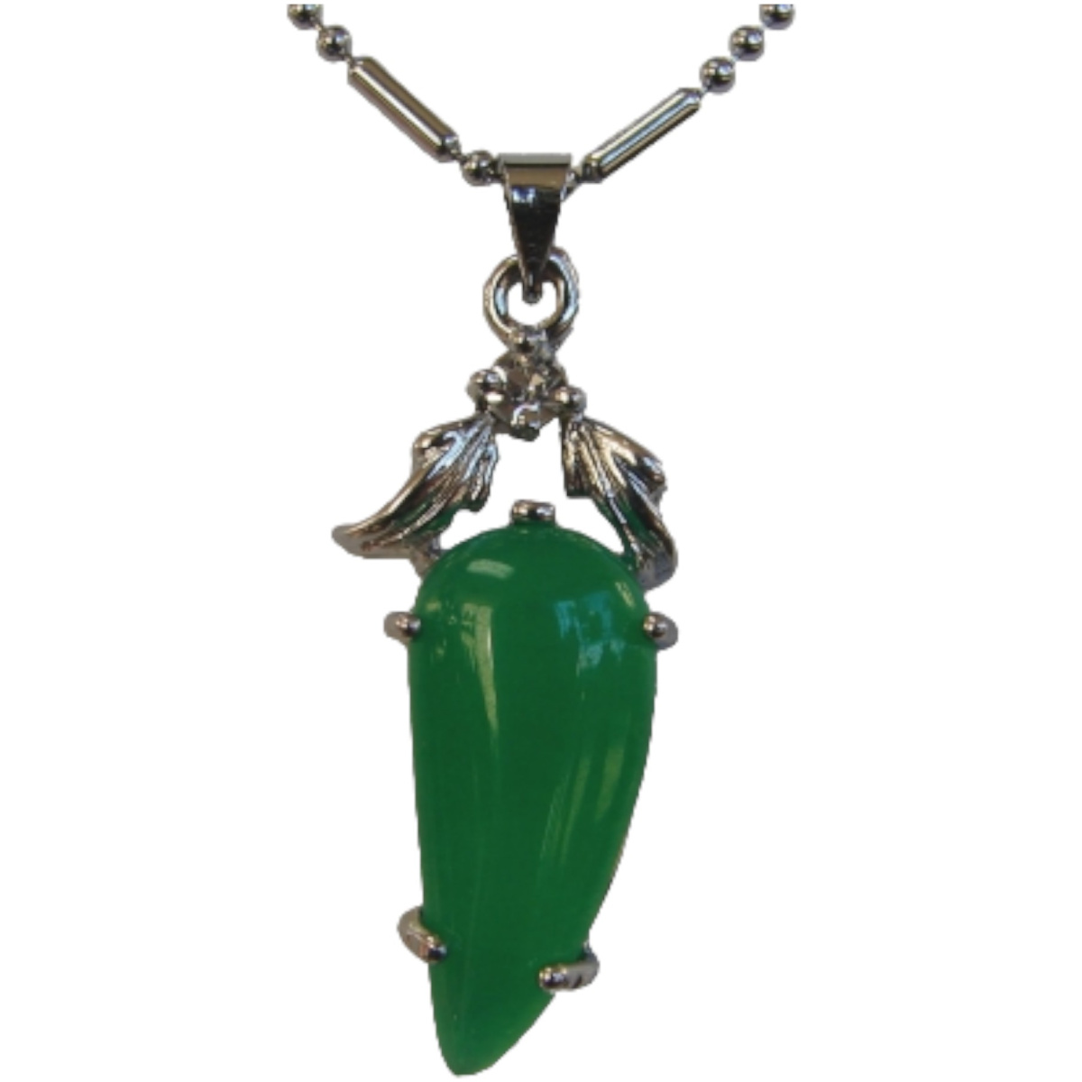 Pepper-Shaped Jade Pendant-without chain