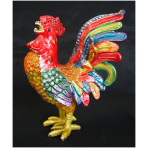 Bejeweled Rooster Statue