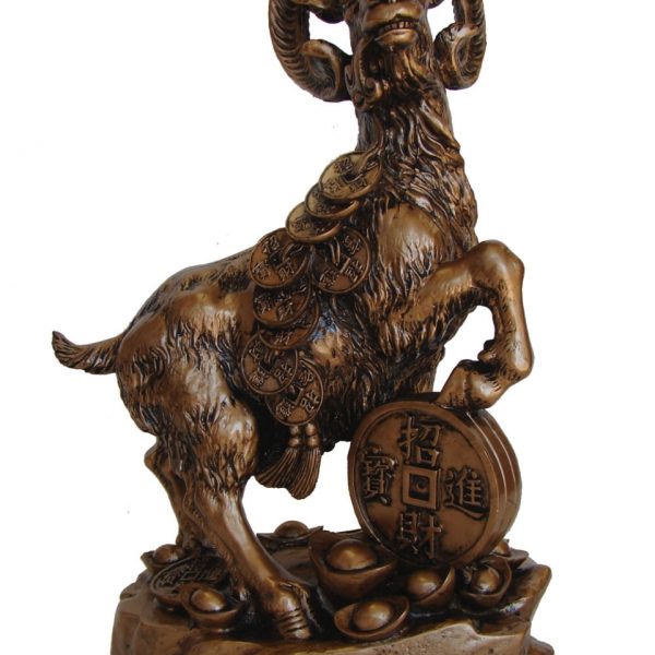 Golden Sheep Statue