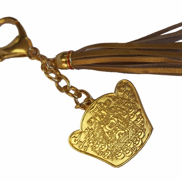 God of Wealth Amulet Keychain
